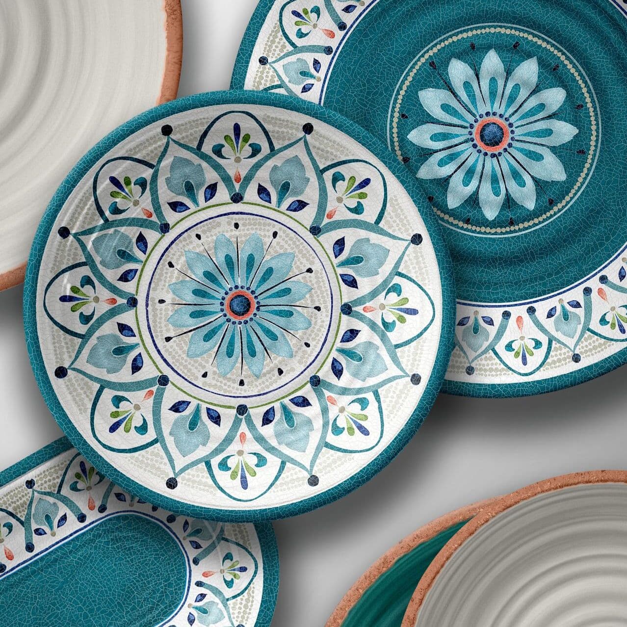 モロッカンメダリオン ディナープレート 27cm 【newWave】 – アボード