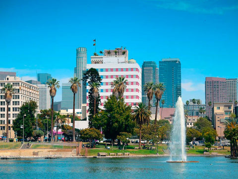 ロサンゼルスの市街地のイメージ